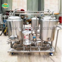 small automatic 1 bbl electric brewing system