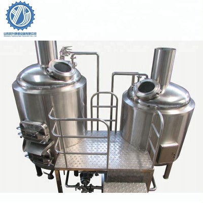 Stainless steel electric mash tun, brewhouse micro brewery kettle for hotels