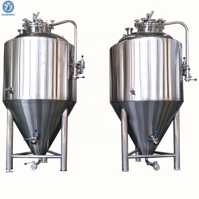 100 liter stainless steel conical fermenter with cooling jacket