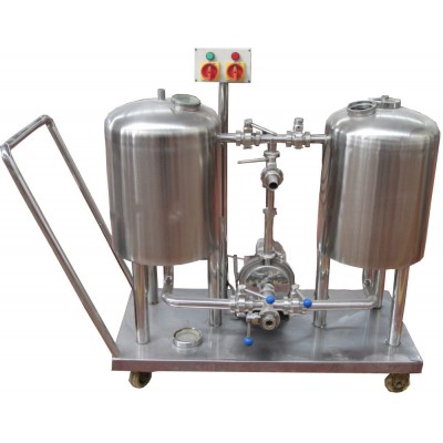 100l Automatic stainless steel CIP cleaning clean system for beer alcohol production line